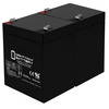 Mighty Max Battery 12V 5AH Sealed Lead Acid (SLA) for NP4-12 NP5-12 NPH5-12 NPX-25 2 Pack ML5-12MP21607103